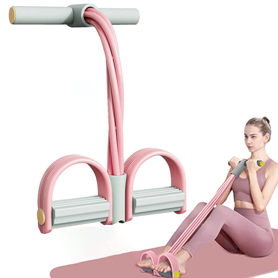 Tube Yoga Pedal Puller Resistance Band Elastic Pull Rope Fitness Equipment
