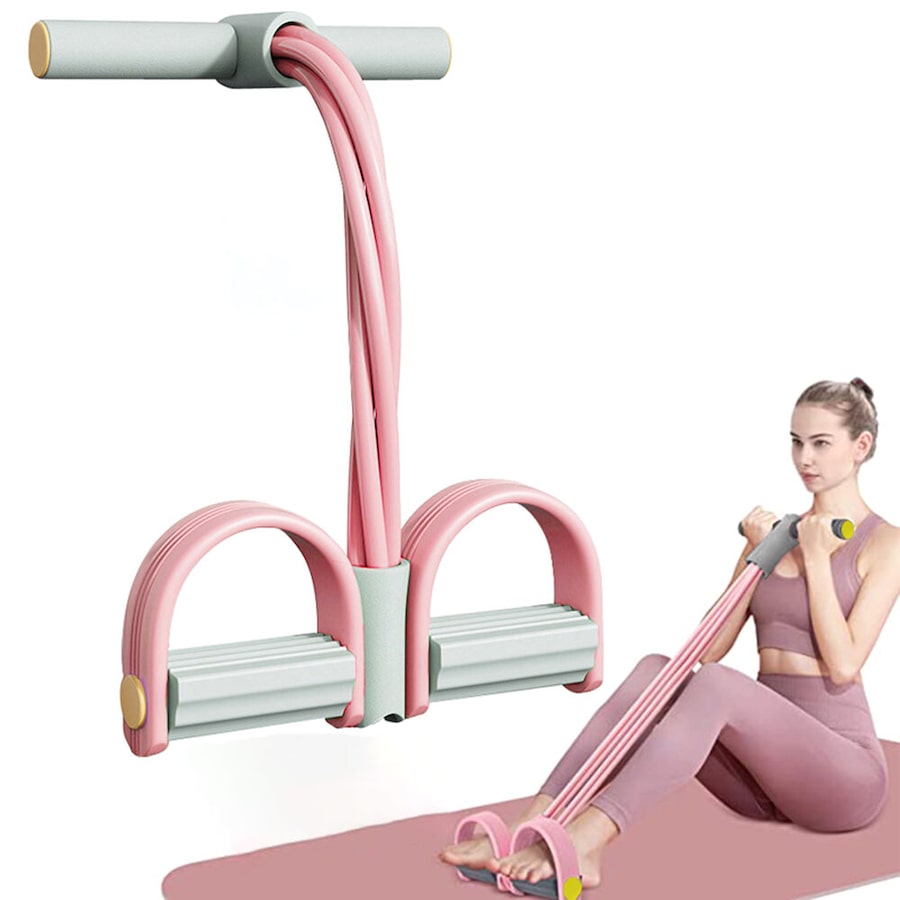 Tube Yoga Pedal Puller Resistance Band Elastic Pull Rope Fitness Equipment