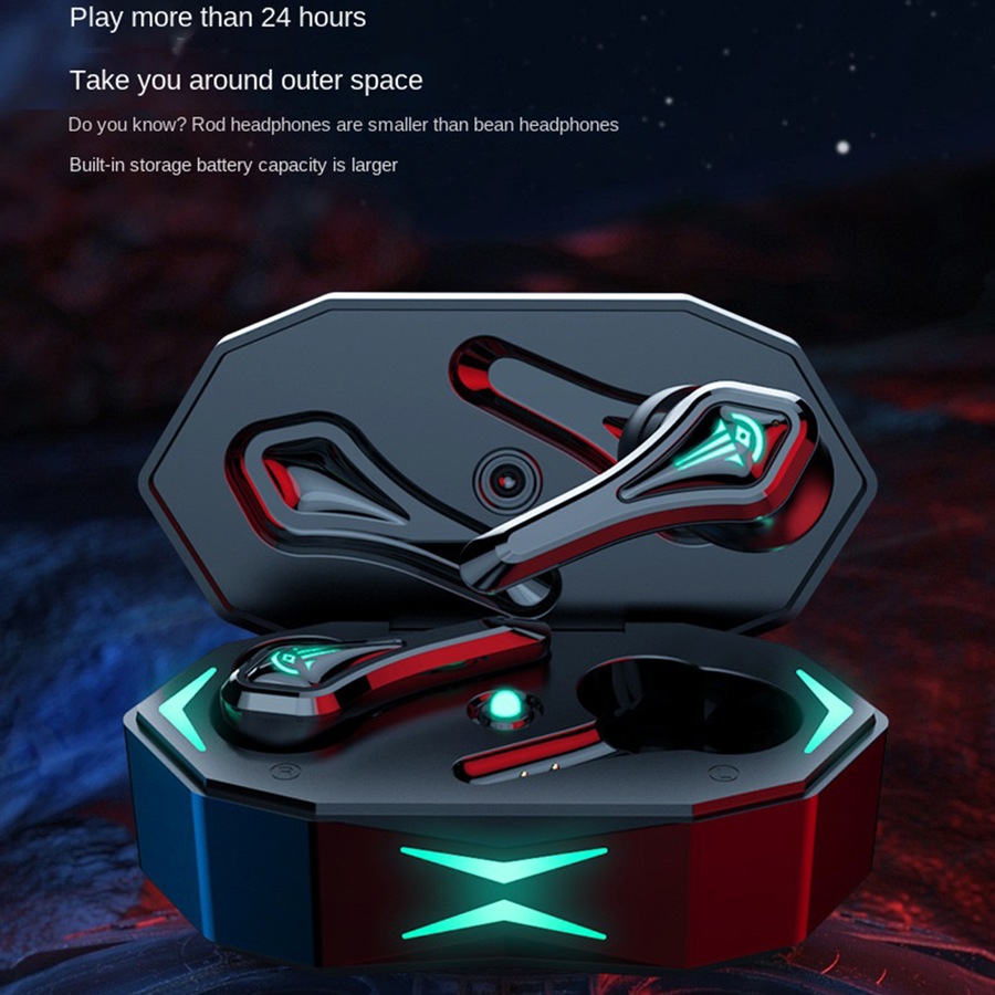TWS Bluetooth Earphones 5.2 Wireless Headphones Wireless Binaural Gaming Headset