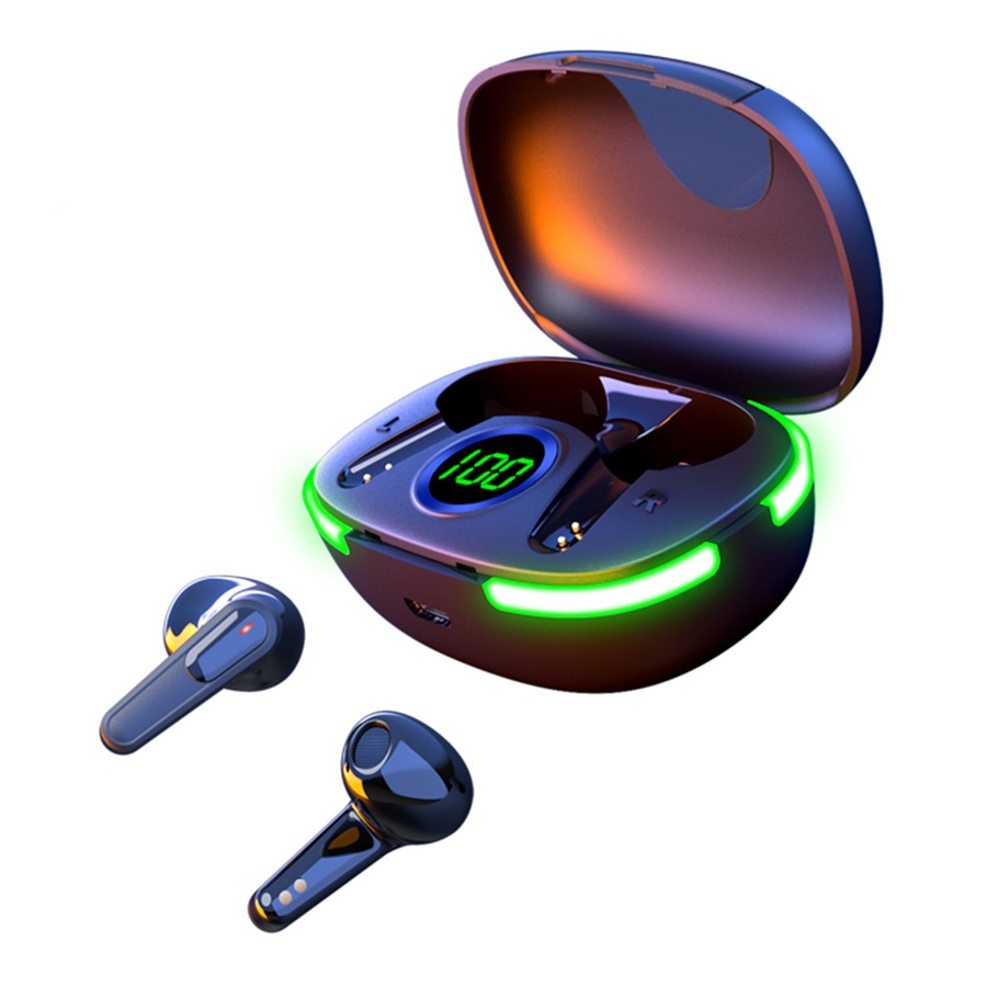 TWS Wireless Bluetooth Headset with Mic LED Display Earbuds Wireless Headphones