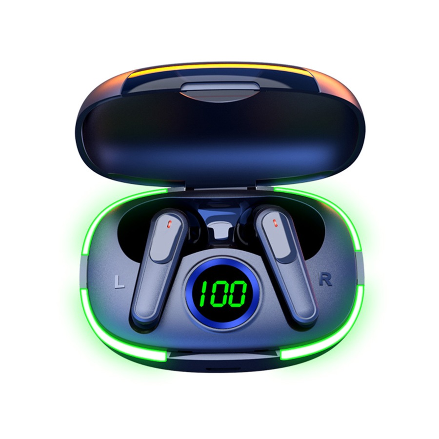 TWS Wireless Bluetooth Headset with Mic LED Display Earbuds Wireless Headphones