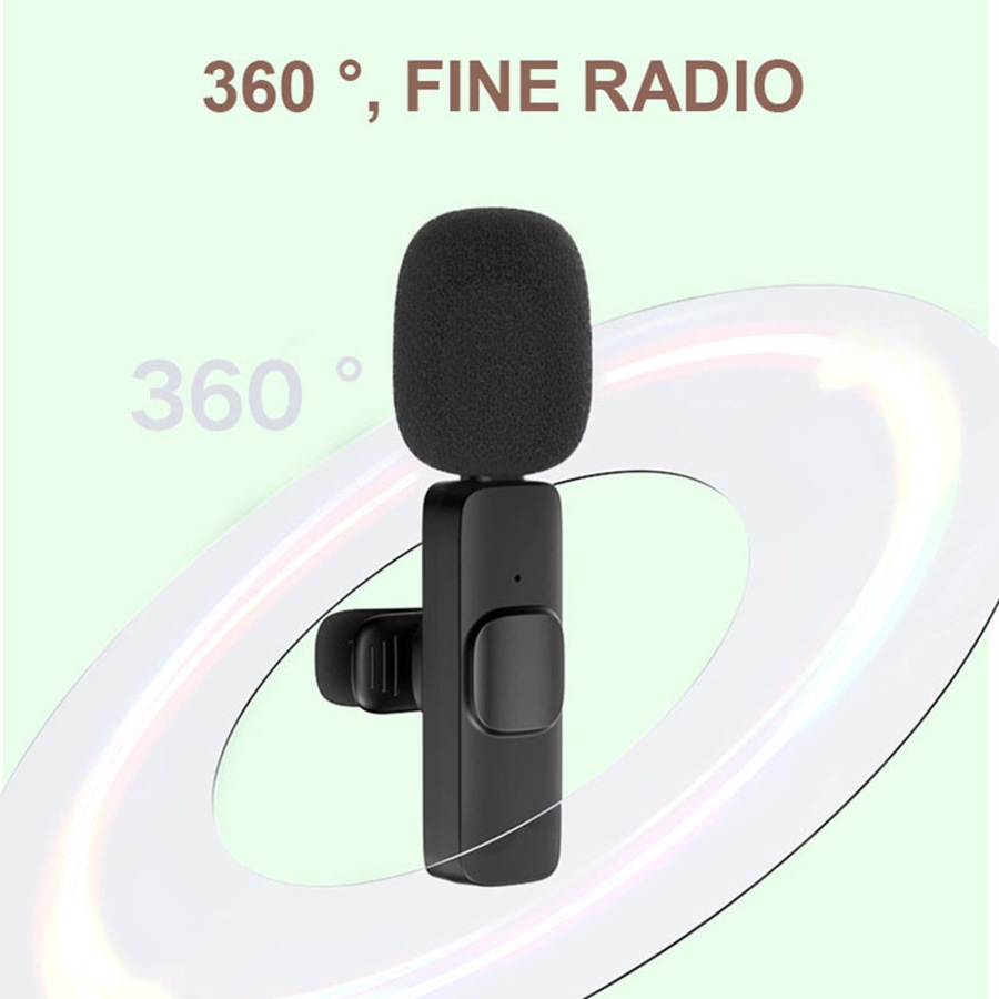 Type-C Wireless Lavalier Microphone Portable Audio Video Recording Mic