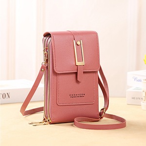 Women Leather Wallet Touch Screen Phone Bag Crossbody Shoulder Strap Handbag
