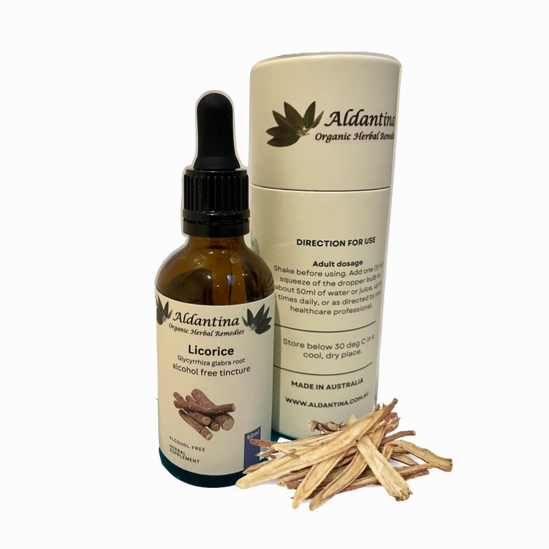 Buy Aldantina Organic Licorice Tincture Alcohol Free MyDeal