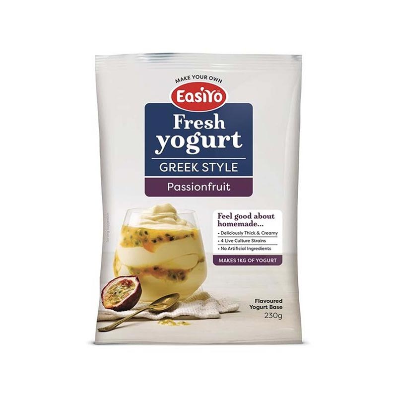 Buy Easiyo Greek Style Passionfruit Yogurt Base 230g Mydeal