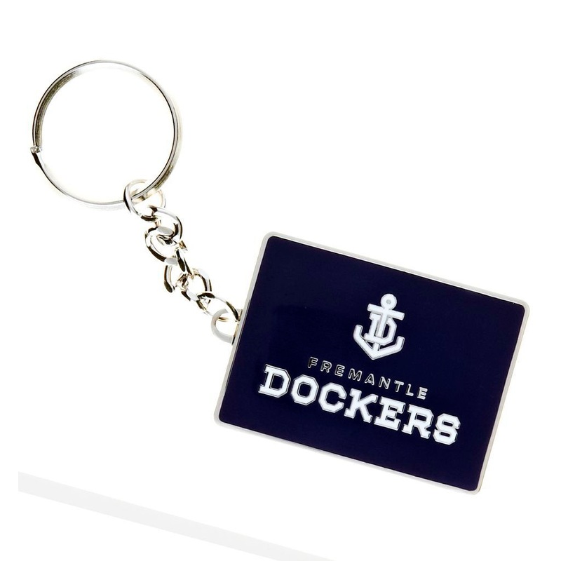 Buy Fremantle Dockers Metallic Keyring (Logo) MyDeal