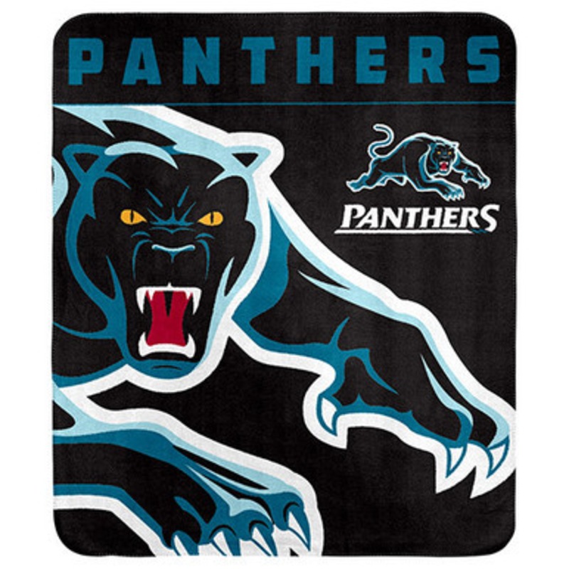 Buy Penrith Panthers NRL Polar Fleece Blanket MyDeal