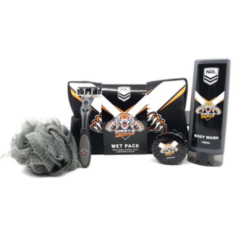Buy West Tigers Official NRL Toiletry Bag Gift Set MyDeal