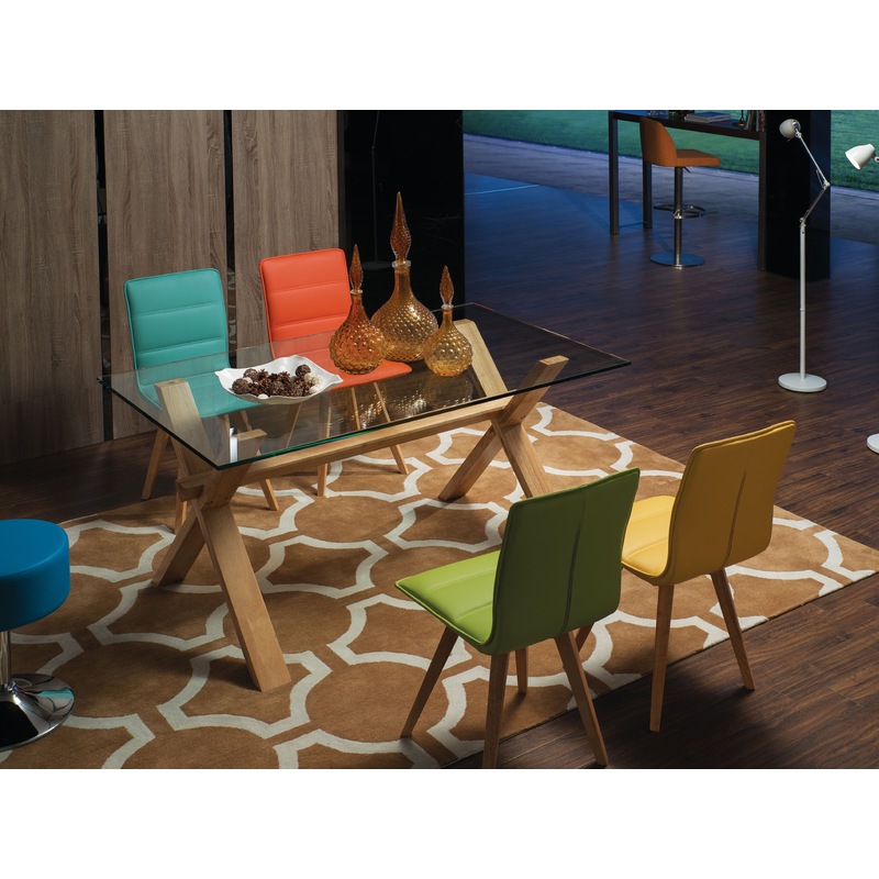 Buy Sydney Glass Dining Table MyDeal