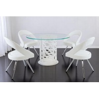 Timmy Modern Glass Dining Table