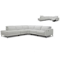 Vegas Fabric Modular Corner Lounge with Electric Recliner