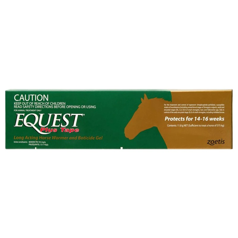 Buy Equest Gel Plus Tape Horse Wormer 11.8g MyDeal