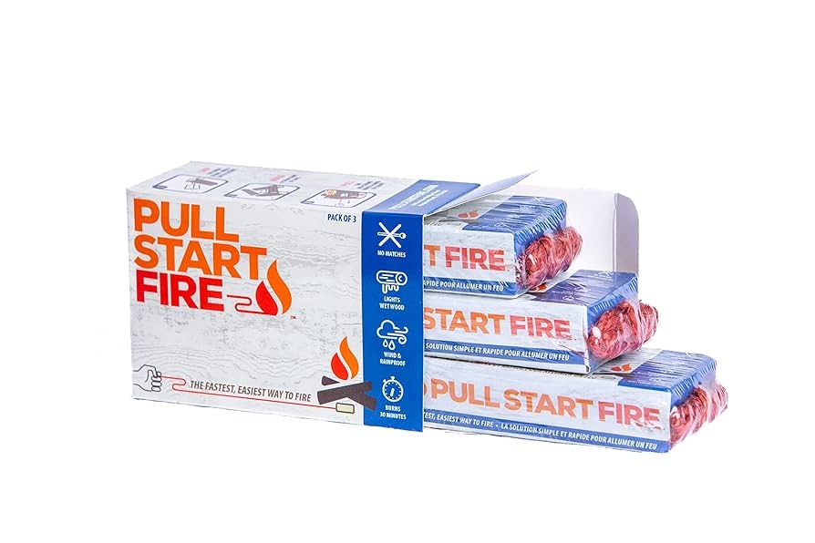 Buy Pull Start Fire Quick & Easy Fire Starter - 3pk - MyDeal Australia