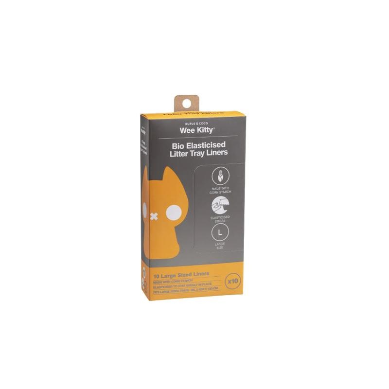 Buy RUFUS AND COCO Wee Kitty Bio Elasticised Litter Tray Liners MyDeal