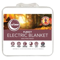 Bambi Moodmaker Fleecy Electric Blanket Long Single