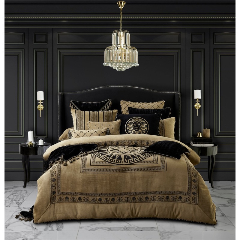 Buy Davinci Massimo Quilt Cover Set Gold MyDeal