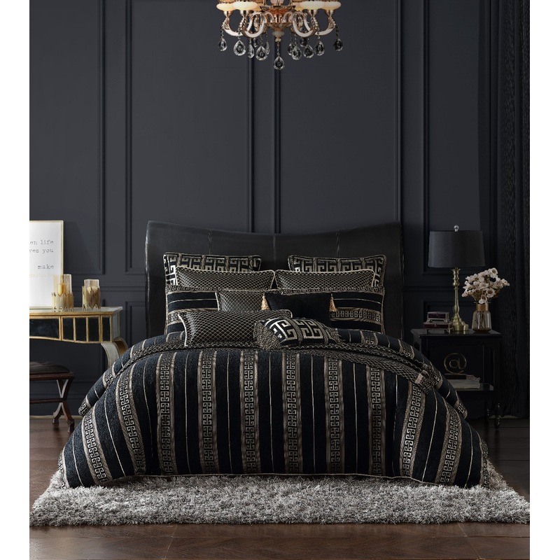 Buy Davinci Mateo Quilt Cover Set Gold MyDeal