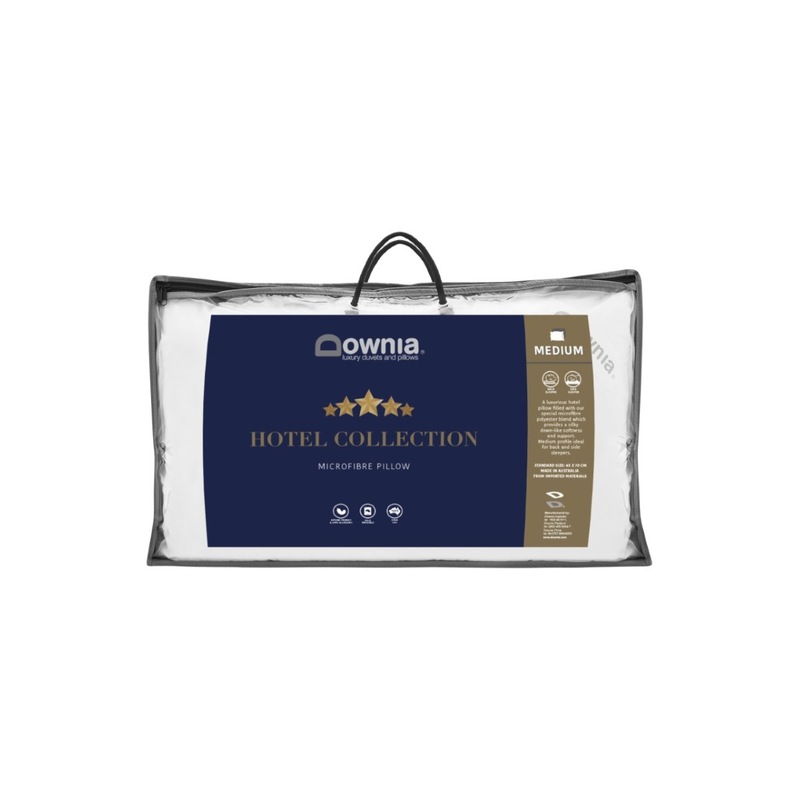 Buy Downia HOTEL COLLECTION Microfibre Blend King Pillow (Medium) MyDeal