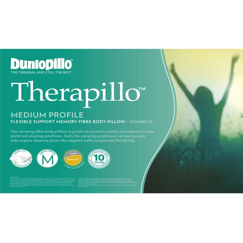 Buy Dunlopillo Therapillo Memory Fibre Flexible Support Medium Profile