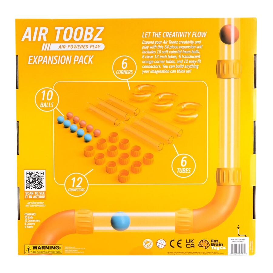 Fat Brain Air Toobz Expansion Pack Kids/Children Creative Building Fun Toy 5+