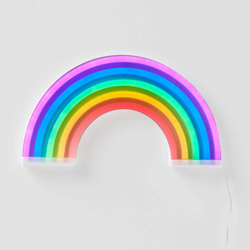 Buy Jiggle & Giggle Kids Rainbow LED Neon Hanging Light - MyDeal