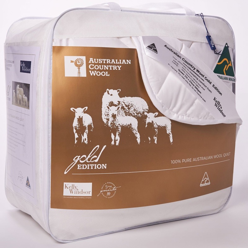 Buy Kelly & Windsor Australian Country Downs Wool 500GSM Super Warm Quilt MyDeal