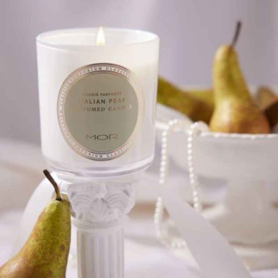 Mor Emporium Classics Blanc Italian Pear Perfumed Candle