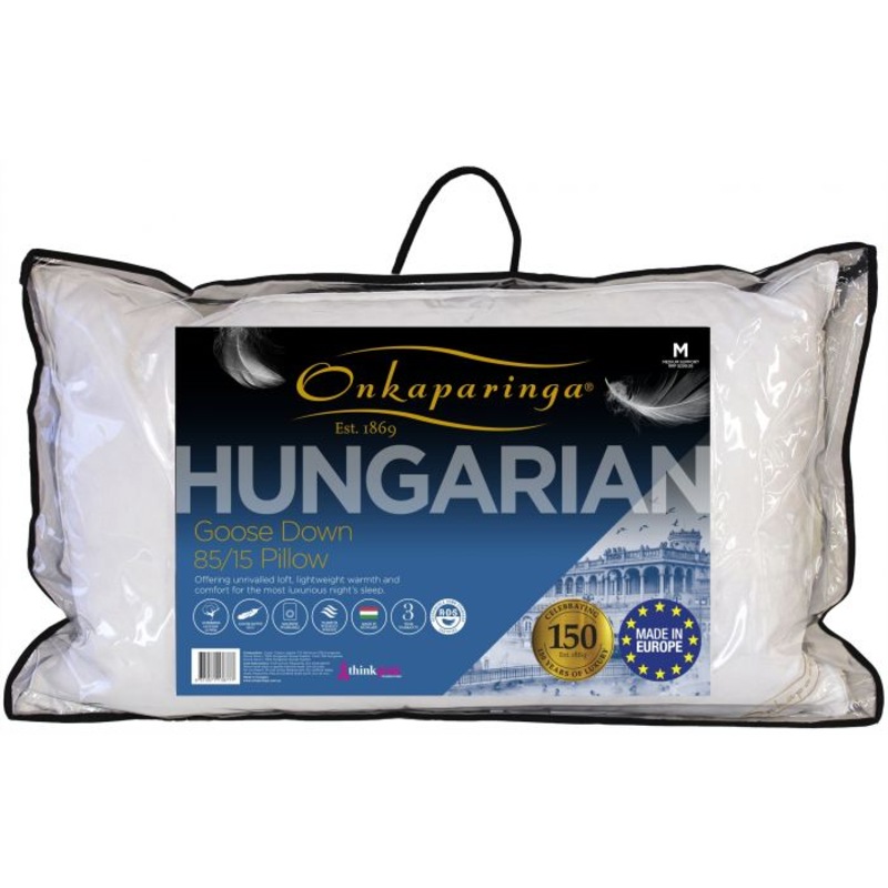 Buy Onkaparinga Hungarian 85/15 Goose Down and Feather Surround Pillow