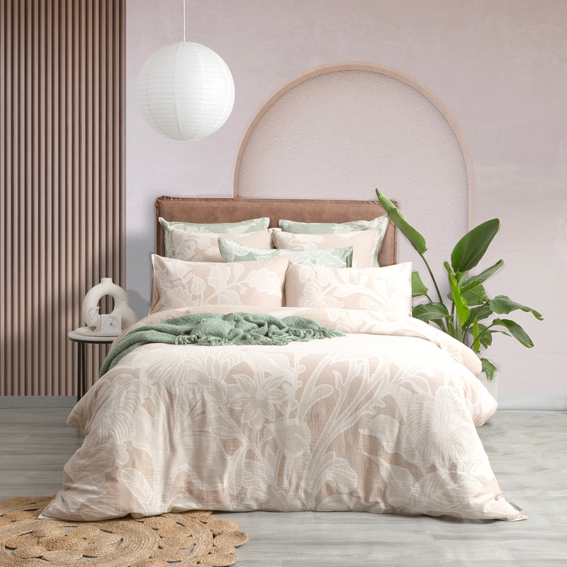 Buy Renee Taylor Bentley Cotton Jacquard Quilt cover set MyDeal