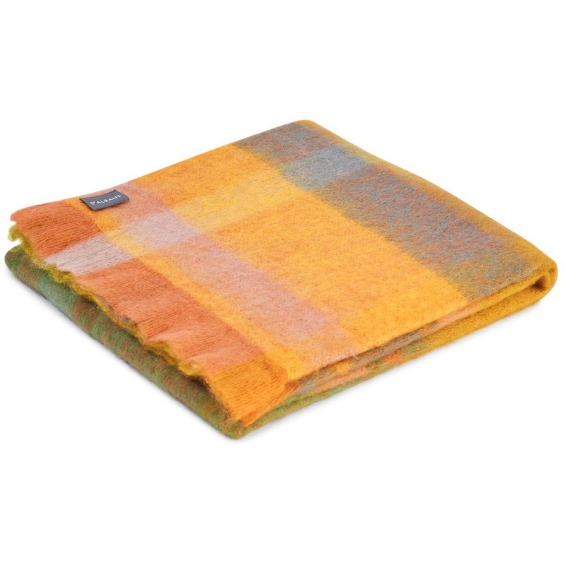 Buy St Albans Mohair Throw Rug Blanket Marigold MyDeal