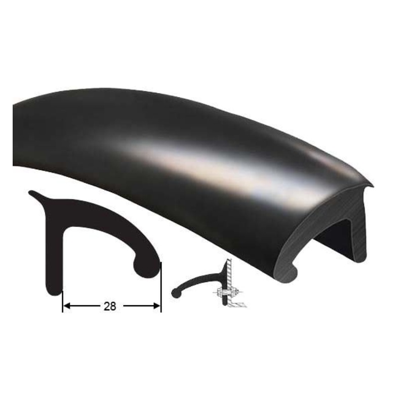 Buy 28mm Side Wall Rubber Wheel Arch Flares 2 Wheel Set Universal