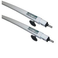 Aussie Traveller Curved Roof Rafter CRR-2 White Pair