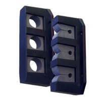 Bla Vertical Rod Storage Holder Plastic 3 Rods