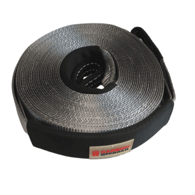 Buy Carbon 8 Tonne X 20M Winch Extension Strap MyDeal