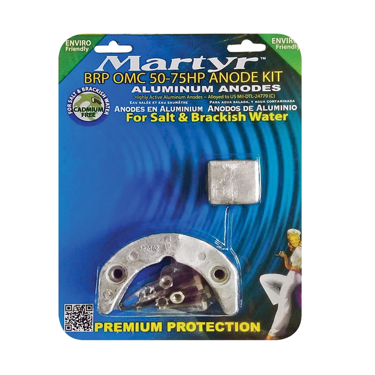 Buy Evinrude/ Johnson Aluminium Anode Kit To Suit 50-70Hp - MyDeal ...