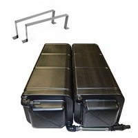 Outback Explorer Modular Caravan & RV Water Tank 43L Pair + Bracket Kit