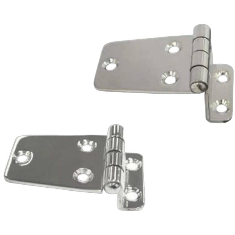 Buy Offset Hinges 304 Stainless Steel 75mm x 20mm (Pair) MyDeal