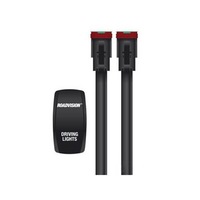 Roadvision Driving Light GEN2 Wiring Harness 12/24V with H4 & HB3 Piggy Back Connector RV Driving Light Switch Suit 2 Lamps Roadvision