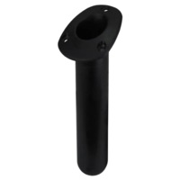 Rod Holder 30 Deg Oval Top Black