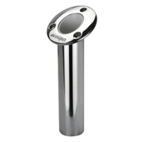 Rod Holder G316 Cast Stainless Steel Angled With Drain