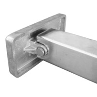 Supex Adjustable Leg w/ Aluminium Foot Large