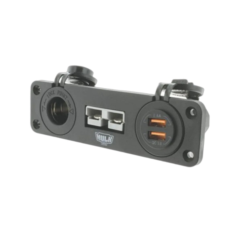 Buy Triple Flush Mount Housing With 50A Plug, Accessory Power Socket