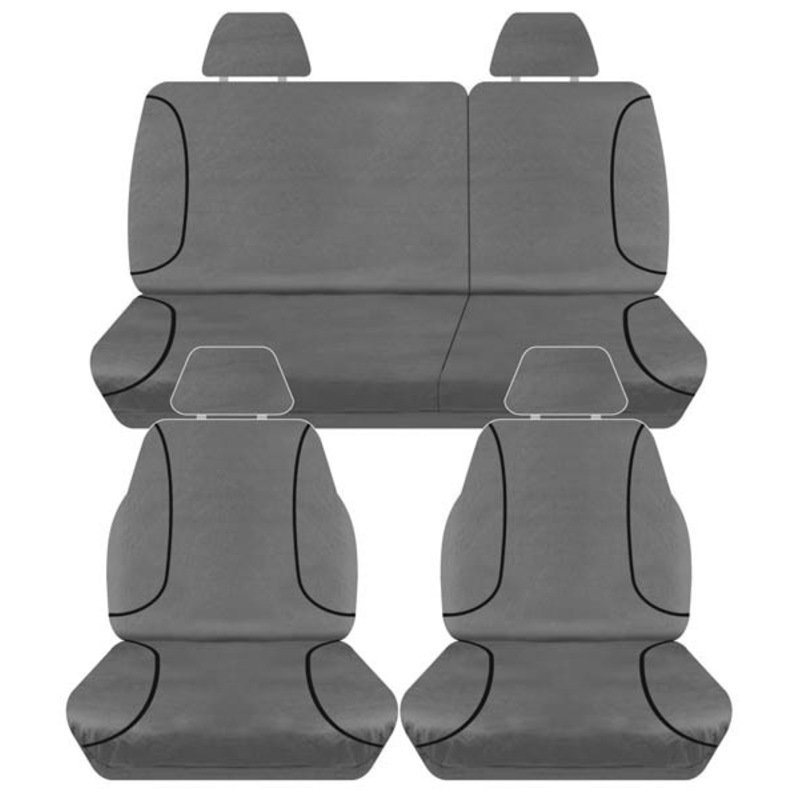 Buy Tuff Terrain Canvas Seat Covers to Suit Nissan Navara D40 ST Dual Cab 11/1115 MyDeal