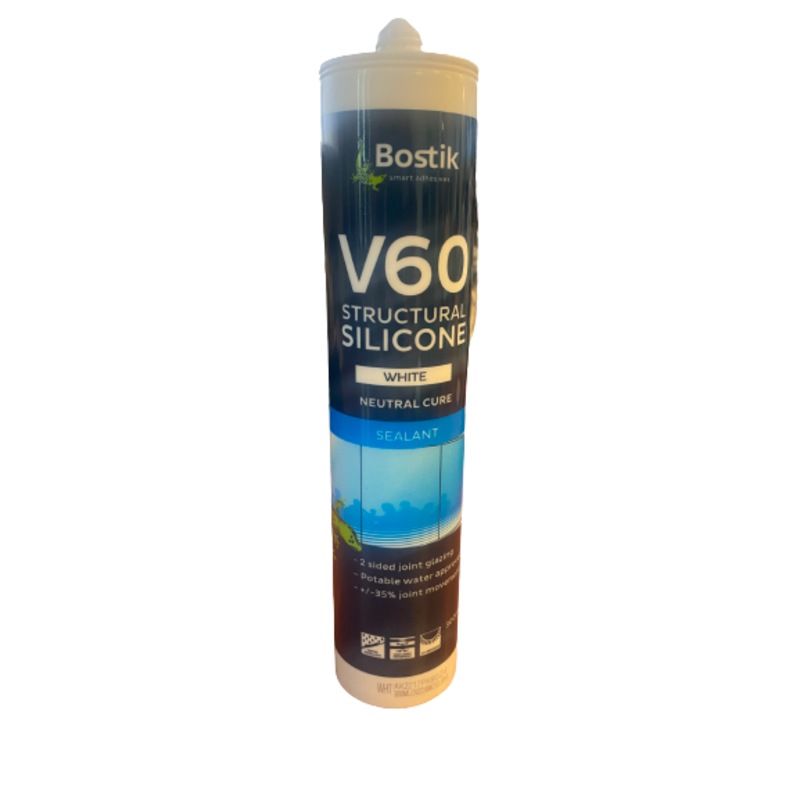 Buy V60 White Silicone Sealant Non Acetic 300gm Tube MyDeal