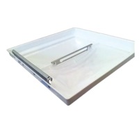 Coast To Coast Ventline Hatch 14 x 14" White Lid Only T/S Old Metal Clip Connection