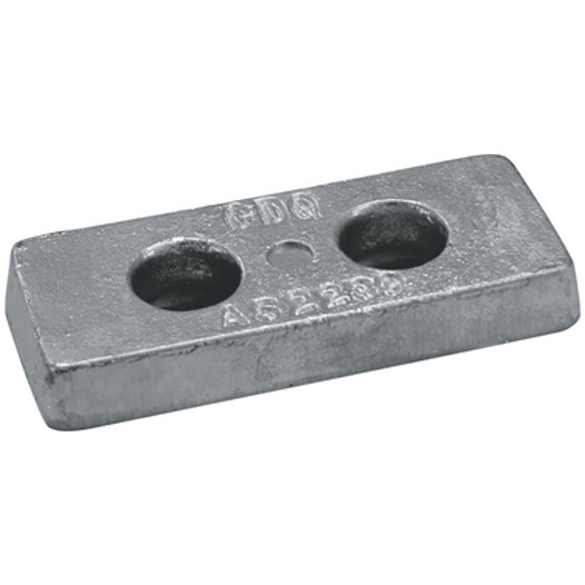 Buy Zinc Block Anode Rectangular Bolt on 300 x 100 x 45mm - MyDeal ...