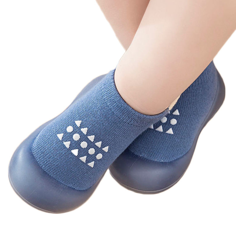 Beaded Blue Nouveau Sockamoccs Kid's Sockamoccs Slip On Shoes