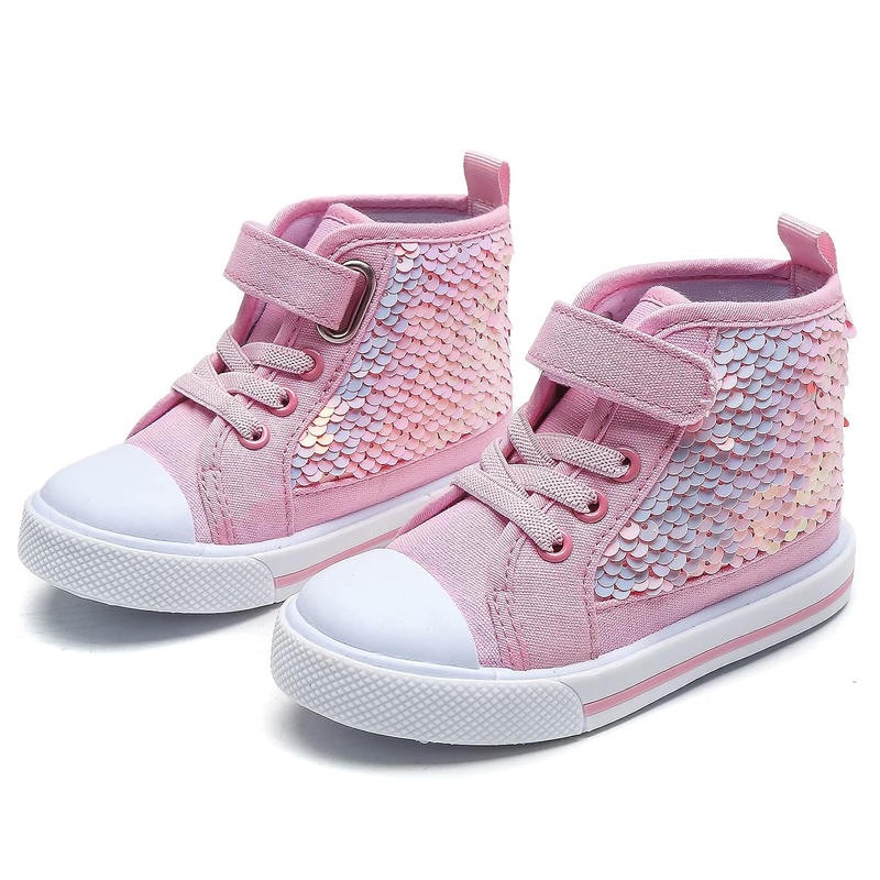 Buy Nevenka High Top Sneakers for Toddler Girls with Color Change
