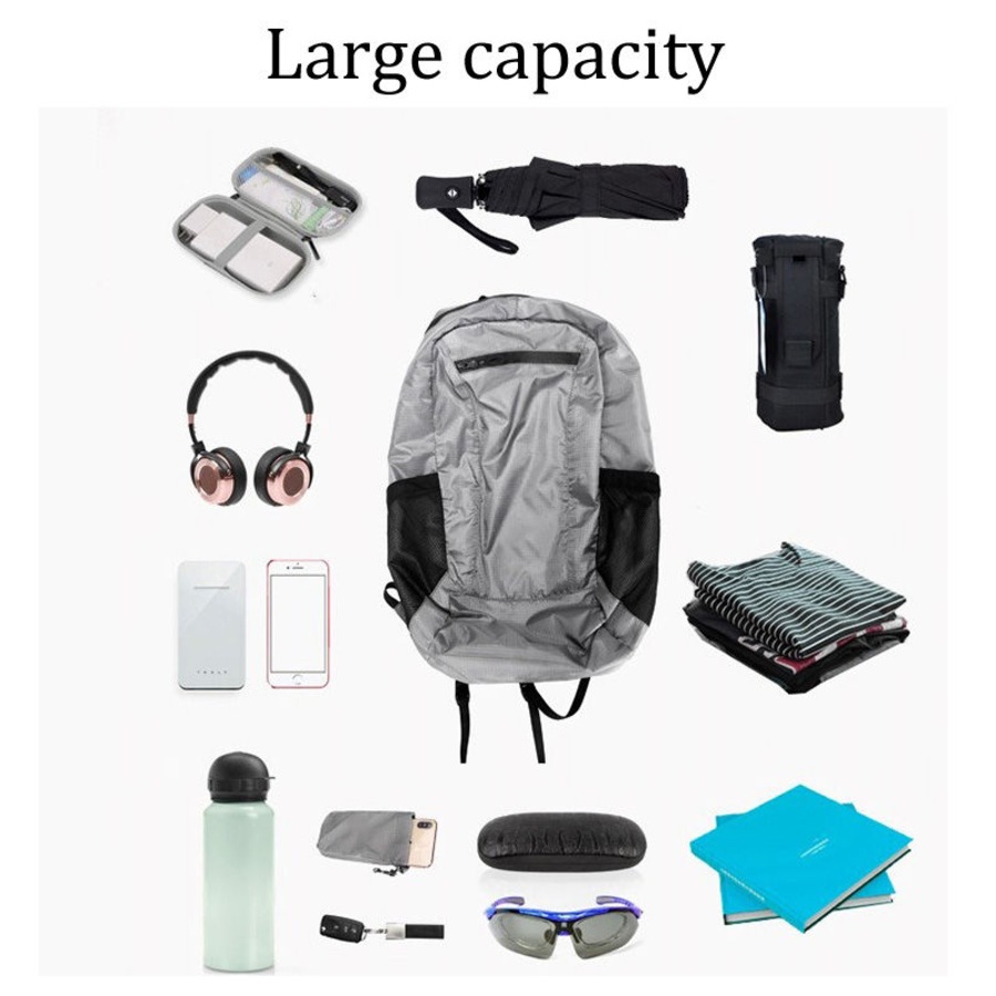 Nevenka 16L Ultra Lightweight Water Resistant Backpack for Hiking-BaoLan