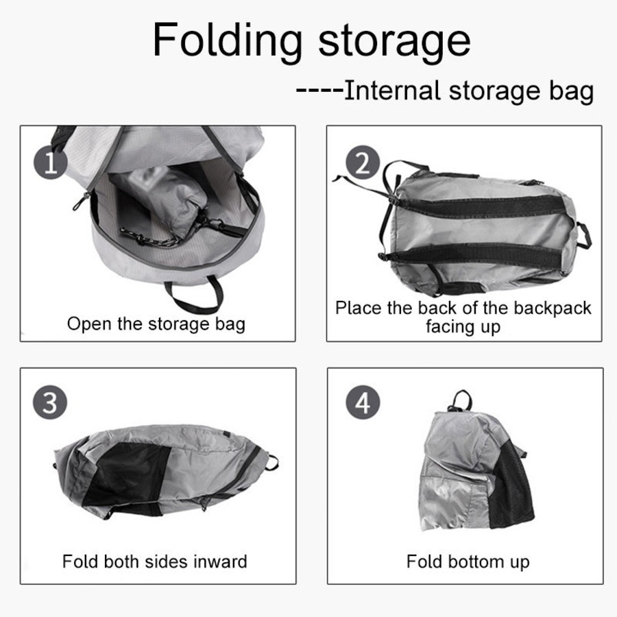 Nevenka 16L Ultra Lightweight Water Resistant Backpack for Hiking-BaoLan